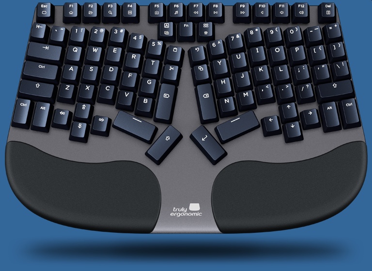 Truly Ergonomic CLEAVE - Most Comfortable and Best Optical Infrared Mechanical Keyboard