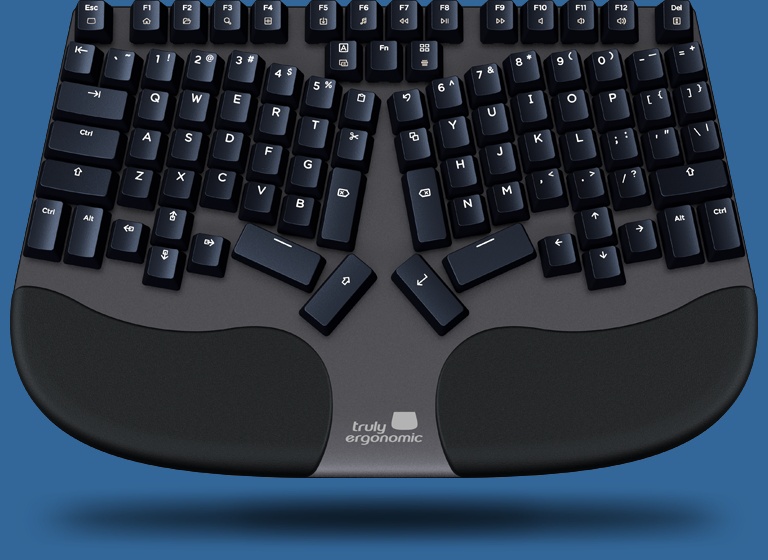 TECHAERIS reviews the Truly Ergonomic Cleave Keyboard Truly Ergonomic Cleave - Most Comfortable and Best Optical Mechanical Keyboard