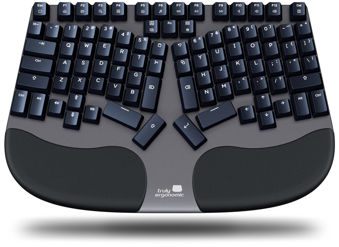 CLEAVE - The Most Comfortable Keyboard on the Planet Truly Ergonomic Cleave Best Mechanical keyboard white shadow 1