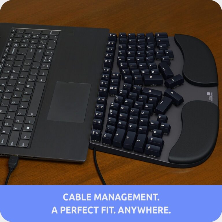 Truly Ergonomic Cleave - Cable Management
