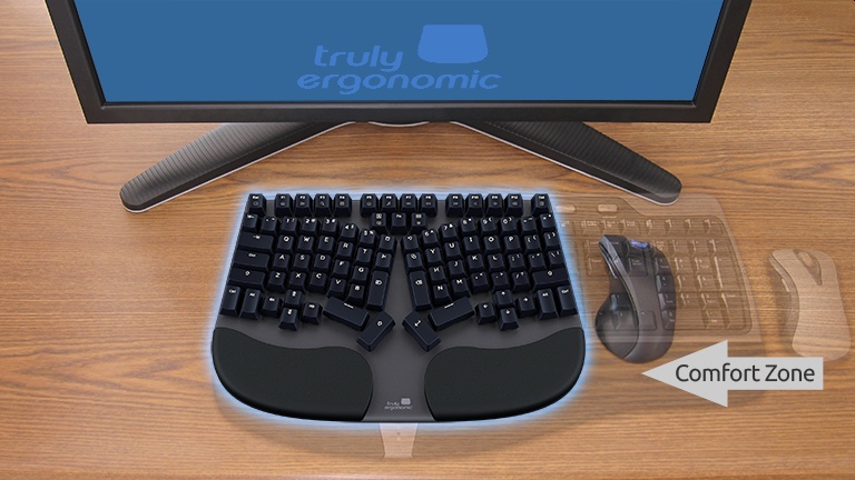 CLEAVE - The Most Comfortable Keyboard on the Planet Truly Ergonomic Cleave Optical Mechanical Narrow 1