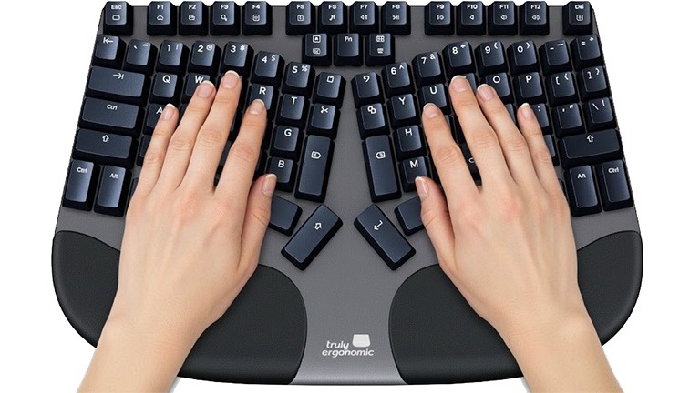 Truly Ergonomic Cleave Mechanical Keyboard - Relative Finger Strength