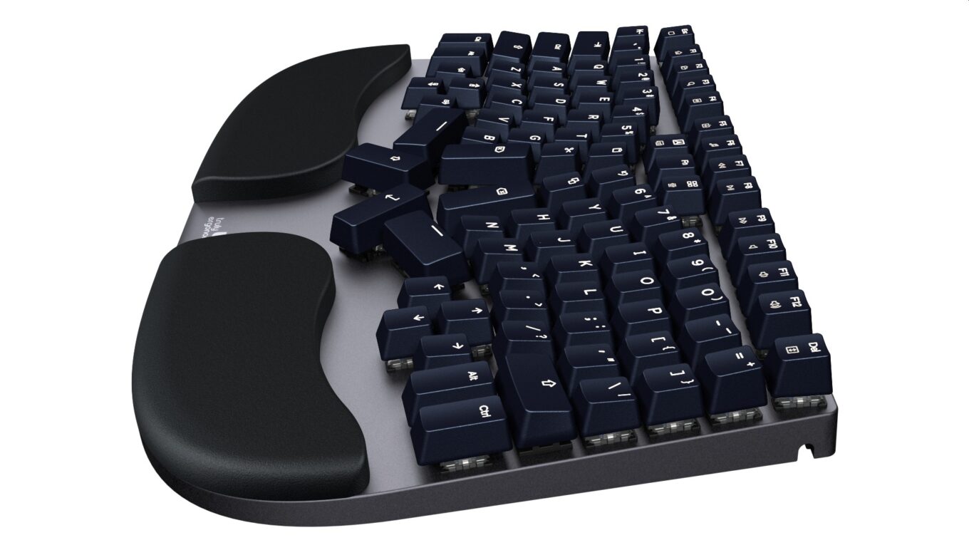 The Best and Most Comfortable Ergonomic Mechanical Keyboard Truly Ergonomic Cleave - Strong Aluminum Body