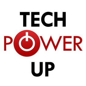 tech power up logo tech power up logo